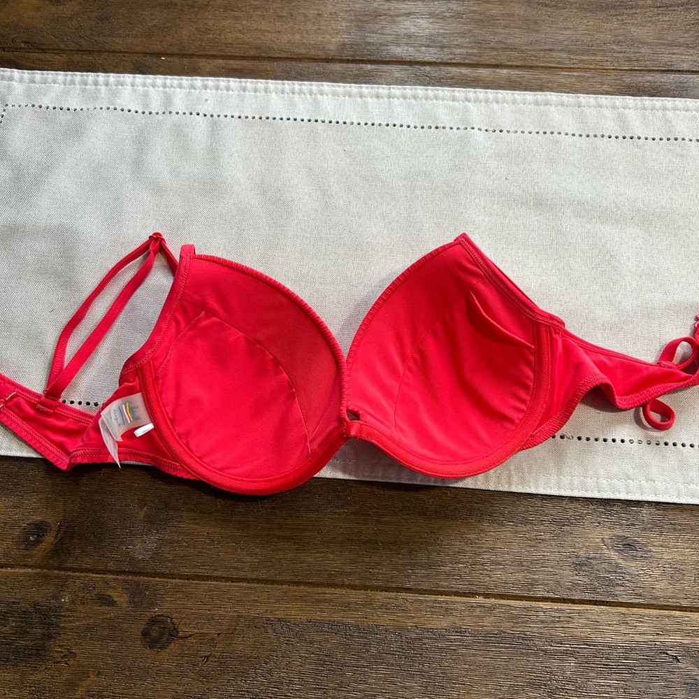 Playa Ribbed Push Up Bikini Top - Picture 3 of 6